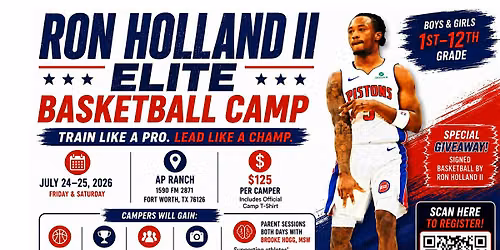 NBA  Forward - Ron Holland II Elite Basketball Camp