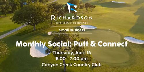Monthly Social: Putt & Connect