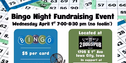 Bingo Night at 2 Dogs Pub - A Fundraising Event
