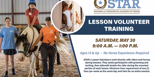 STAR Lesson Volunteer Training