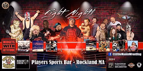 Midget Mayhem Wrestling with Attitude Goes Wild! Rockland MA (21+)
