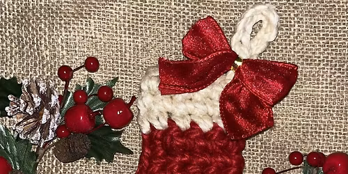 Crochet Your Own Mini Christmas Stocking