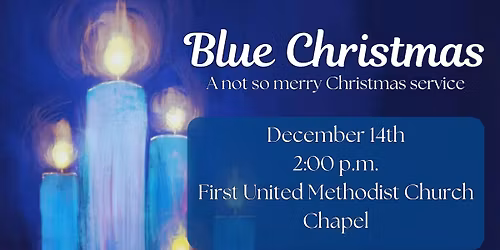 "Blue" Christmas service