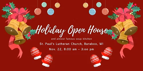 Holiday Open House - St. Paul\u2019s, Baraboo