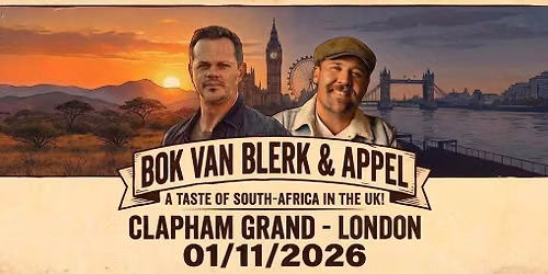 Bok van Blerk & Appel in London