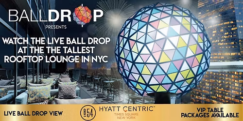 BallDrop.com Presents Hyatt Centric Bar 54 Rooftop Times Square NYE