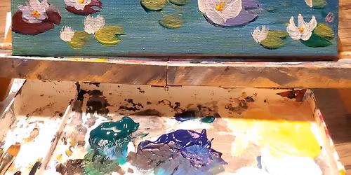 Paint & Sip Class With Teaching Artist Ashley Cotten