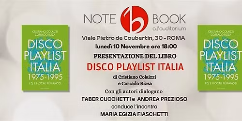 Presentazione a Roma di Disco Playlist Italia