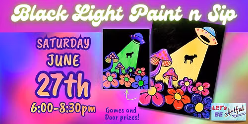 Out of this World- Black Light Painting