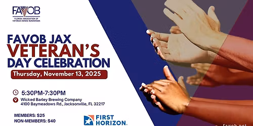 FAVOB Jax Veteran's Day Celebration