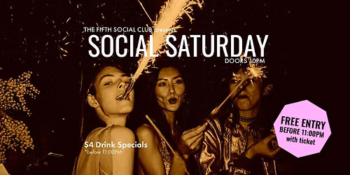 Social Saturdays Dance Party (21+)