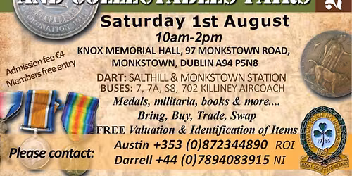 Medals, Militaria & Collectables Fair