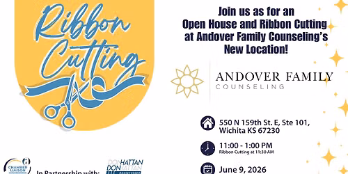 Ribbon Cutting and Open House of Andover Family Counseling