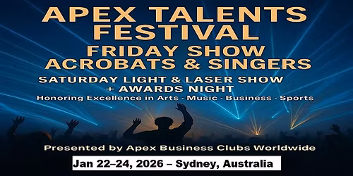 Apex Talent Shows in Sydney, Australia