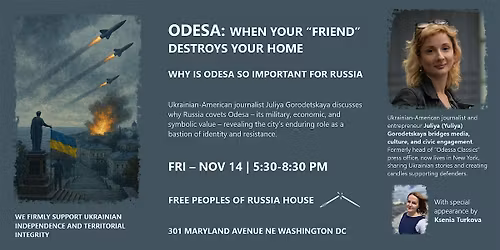 Odesa: When Your \u201cFriend\u201d Destroys Your Home