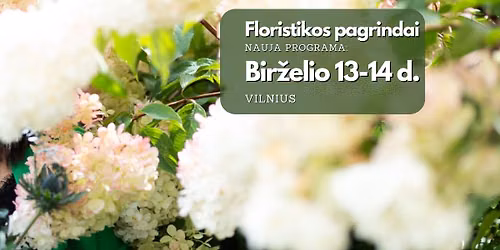 Floristikos pagrindai - Vilnius