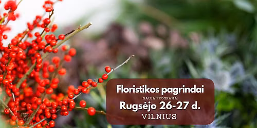 Floristikos pagrindai - Vilnius