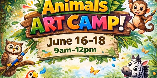 Animal themed Children\u2019s Art Camp at Franklin\u2019s Art & Learning Space 