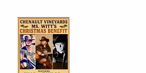 Ms. Witt Christmas Benefit Concert w\/ Chad Warrix, TAD & Keith Anderson