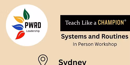Teach Like a Champion - Sydney