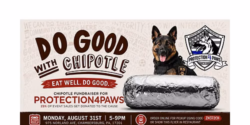 🌯 Do Good with Chipotle: Protection4Paws Fundraiser 🐾