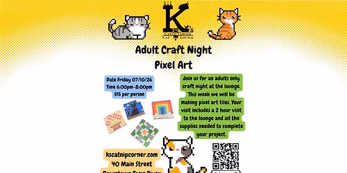 Pixel Art Adult Craft Night