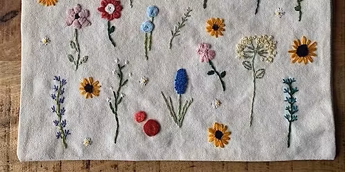 Atelier broderie Fleurs