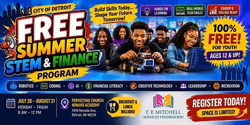 FREE Summer Youth STEM & Finance Program: Build Skills, Shape Your Future!