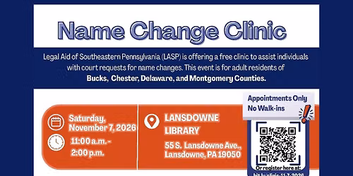 Name Change Clinic in Lansdowne
