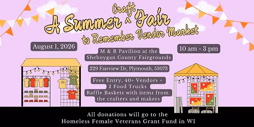 A Summer Craft Fair to Remember Vendor Market