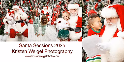 2025 Santa Pictures with Kristen Weigel Photography