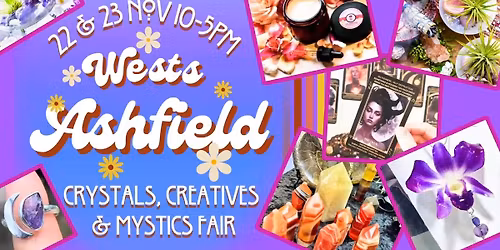 \ud83c\udf84Ashfield Crystals Creatives & Mystics Fair\ud83c\udf84