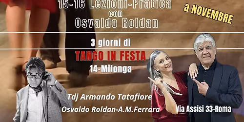 Tango con Osvaldo Roldan Lezioni + Pratica