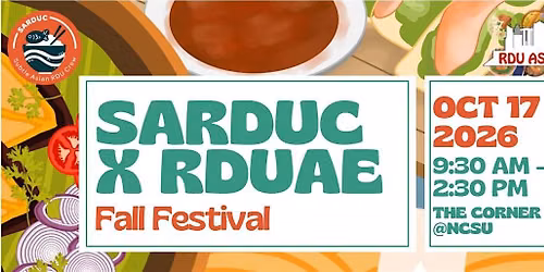 SARDUC x RDUAE Fall Fest