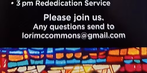 Sanctuary Rededication