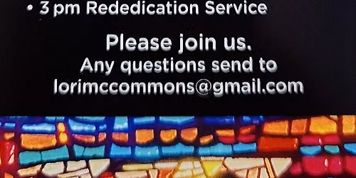 Sanctuary Rededication