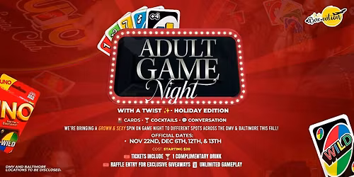 Let's BaeCation ~ UNO Adult Game Night with a TWIST VA