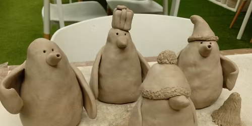 cute Christmas penguin workshop