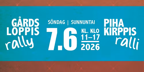 G\u00e5rdsloppisrally - Pihakirppisralli