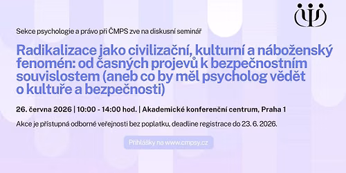 Radikalizace jako civiliza\u010dn\u00ed, kulturn\u00ed a n\u00e1bo\u017eensk\u00fd fenom\u00e9n: ...
