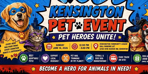 Kensington Pet Event! Pet Heroes Unite!
