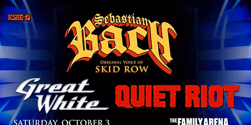 Sebastian Bach with Great White and Quiet Riot