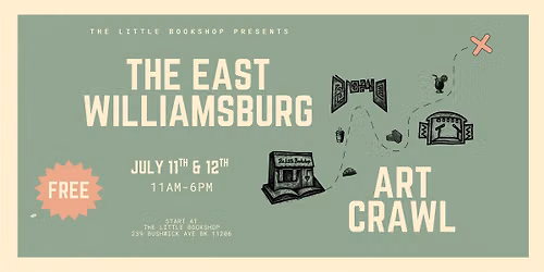 East Williamsburg Art Fair and Art Crawl by The Little Bookshop