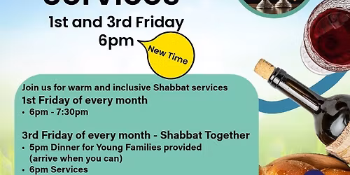 Shabbat Services at Temple Beth Hillel, Richmond, California