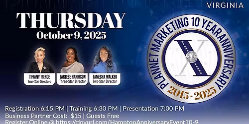 PlanNet Marketing Opportunity Meeting