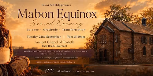 Mabon Equinox Sacred Evening and Sound Bath
