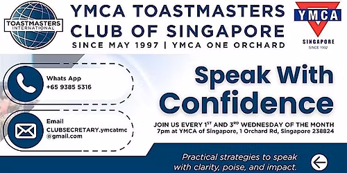 YMCA TOASTMASTERS CLUB CHAPTER MEETING