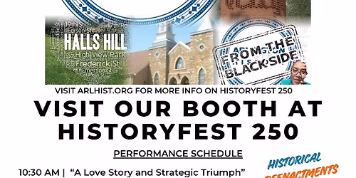Arlington History from the Black Side at HISTORYFEST 250