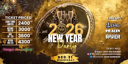 Omega Disco Pizzeria \u2605 New Year's Eve 2026