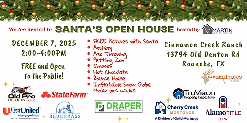 Martin Realty Group-Santa's Open House 2025